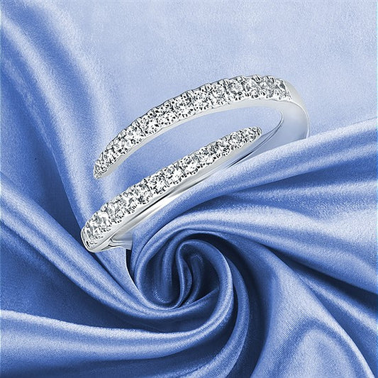 14K White Gold Bridal Insert