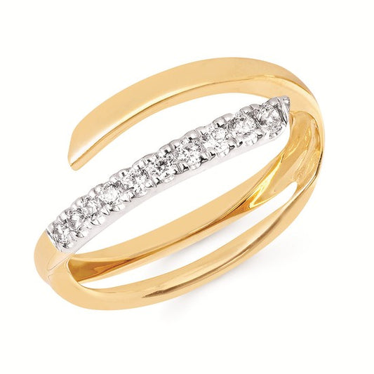 14K Yellow Gold Bridal Insert